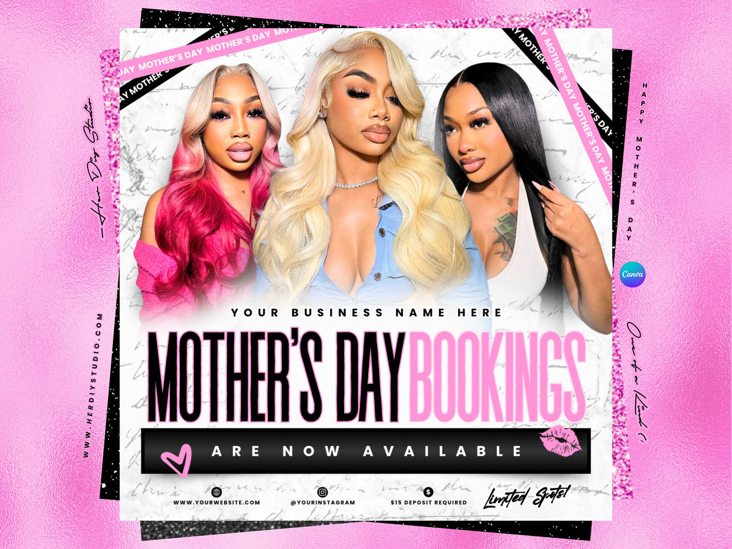 Mother’s Day Special Flyer Template | Unique Theme (Digital Download)