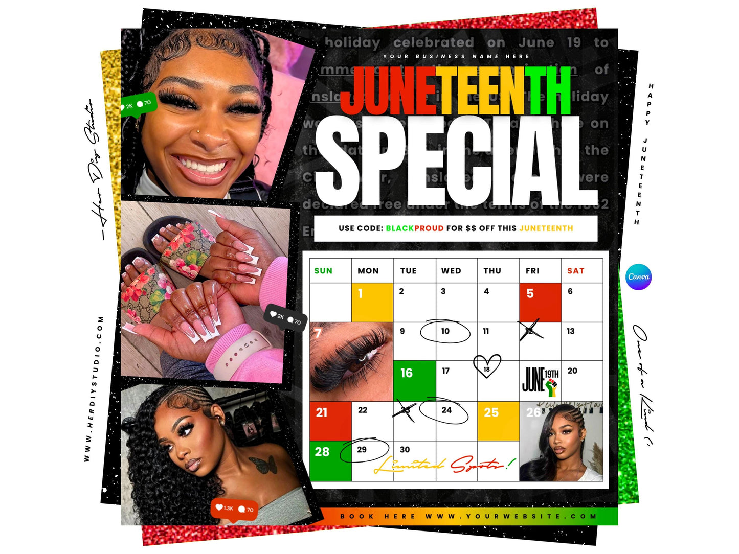 Juneteenth Booking Flyer