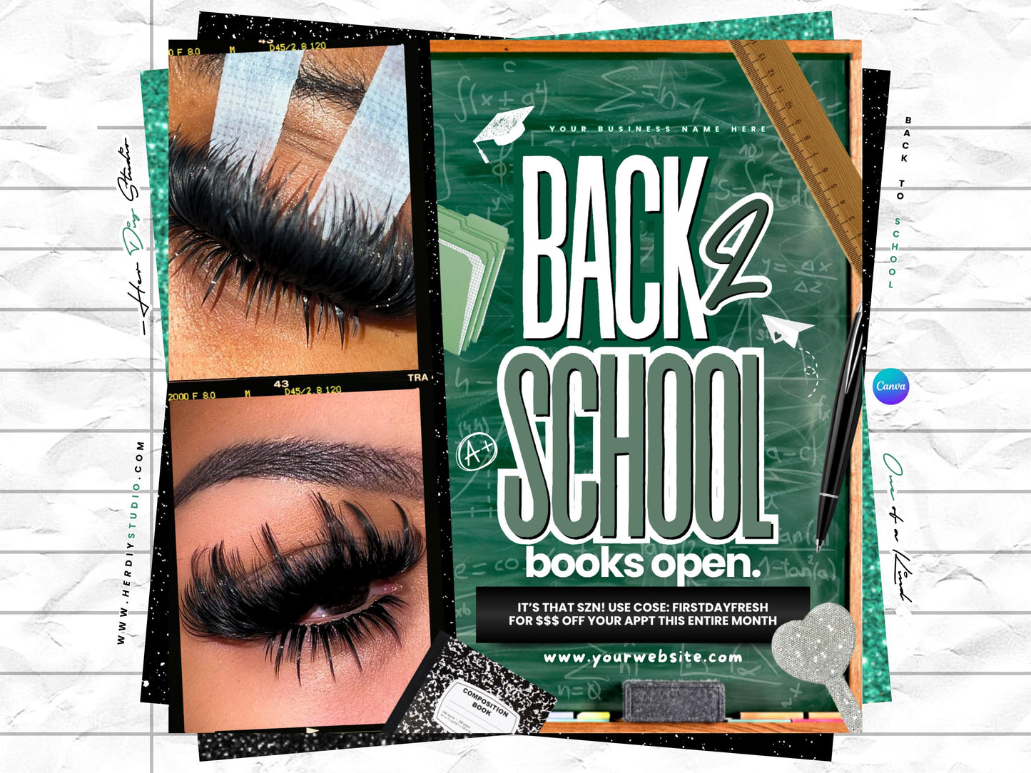 Back to School Flyer for Lash Techs