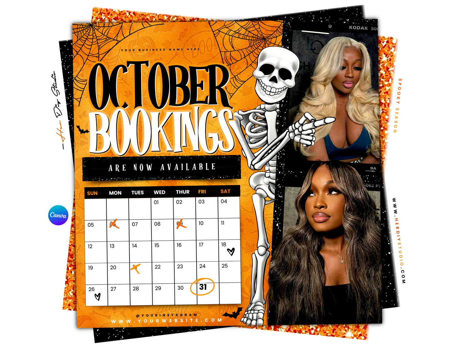 October Booking Flyer