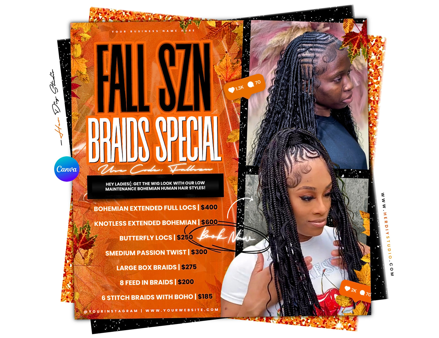 September Booking Flyer