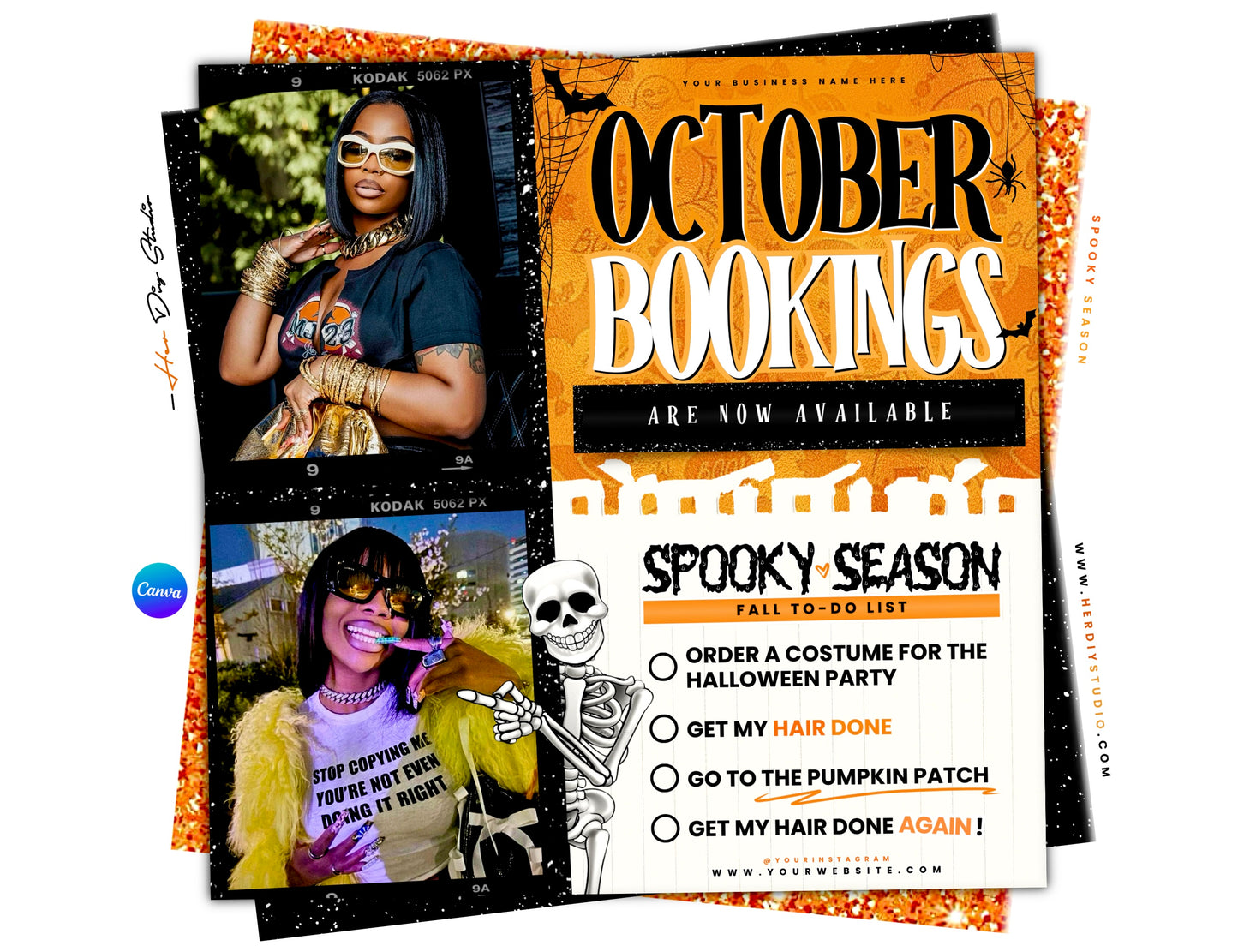 October Booking Flyer