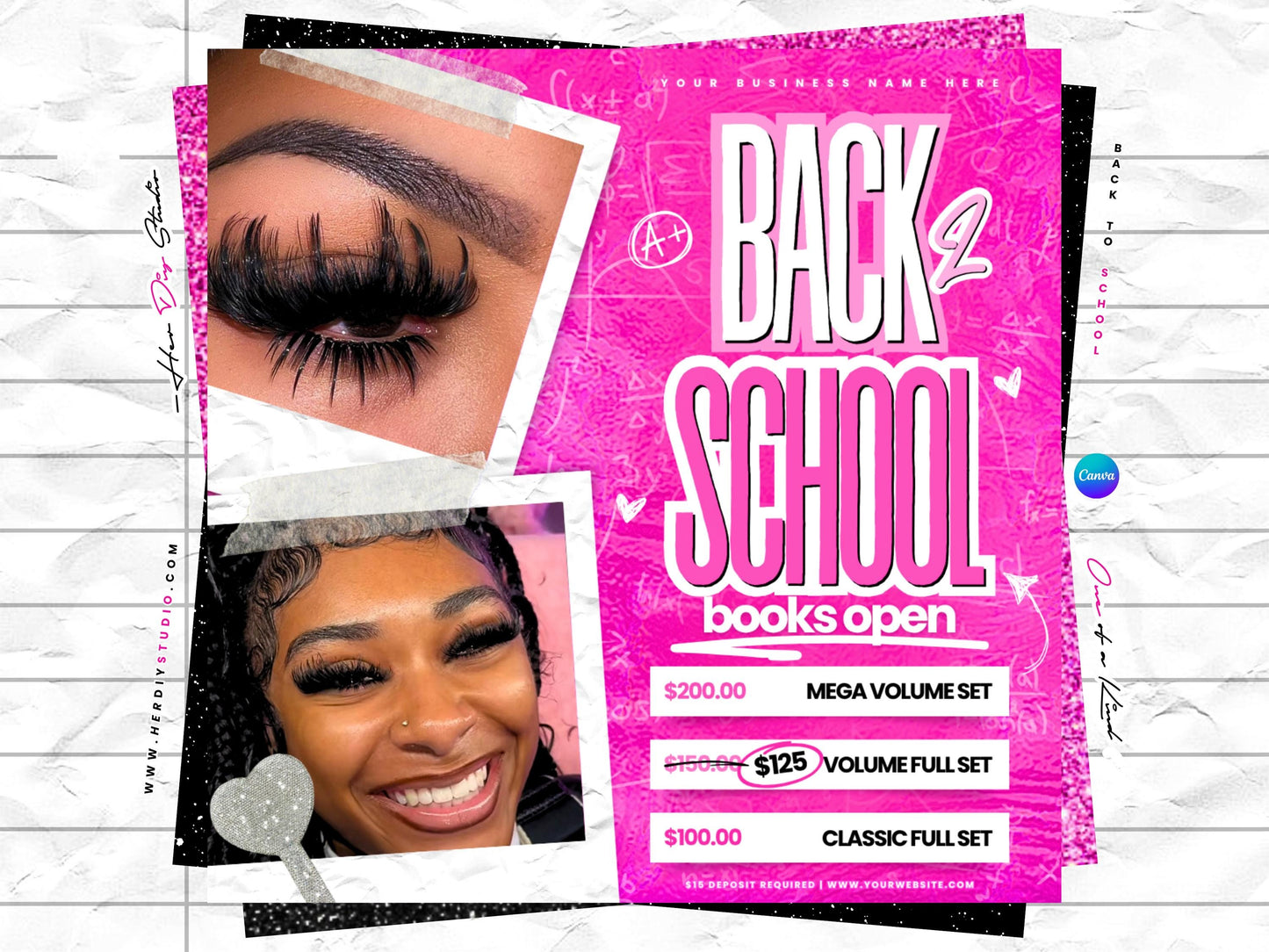 Back to School Flyer for Lash Techs