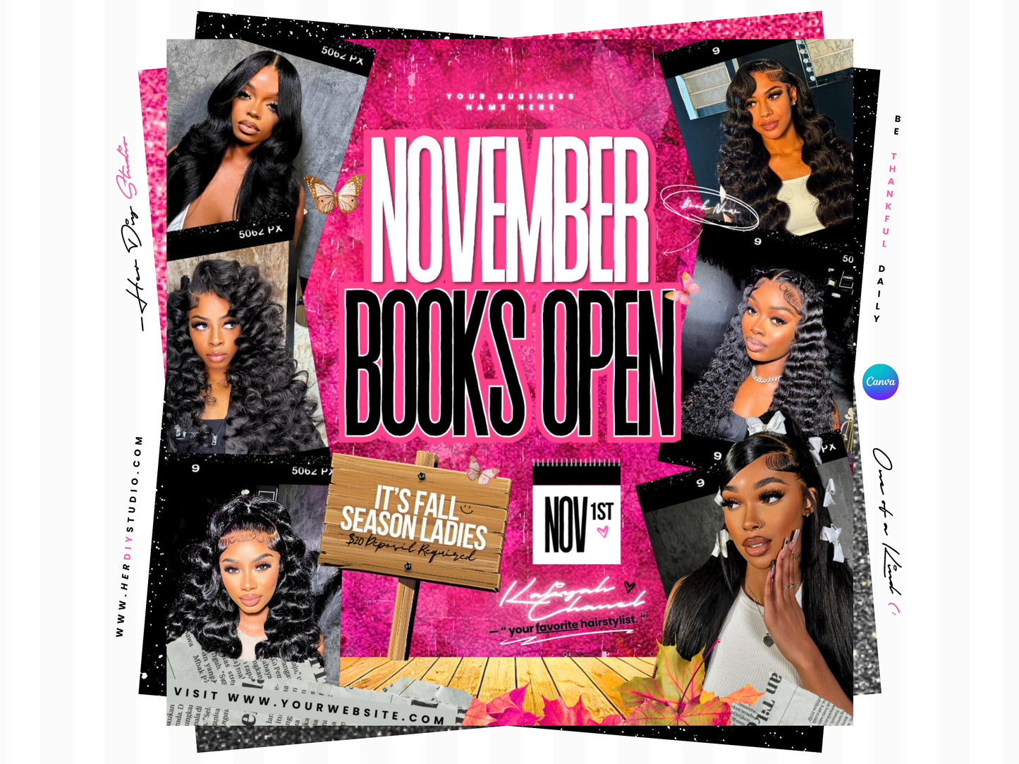 November Booking Flyer