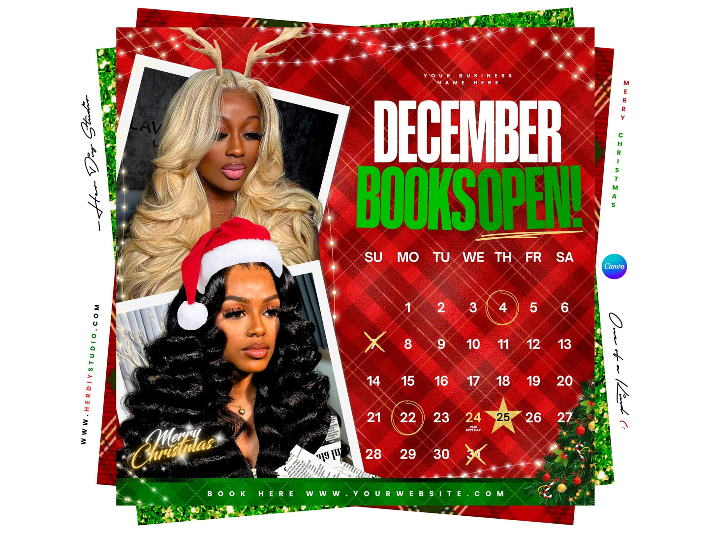 December Booking Flyer