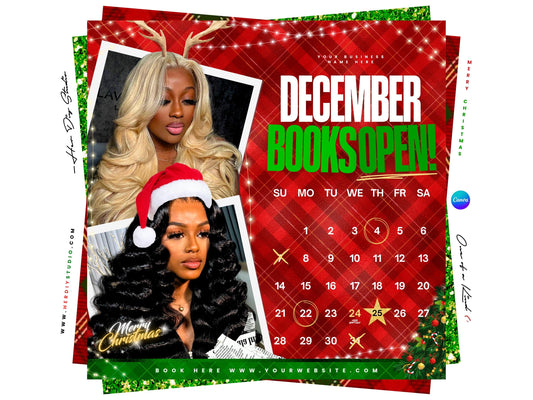 December Booking Flyer