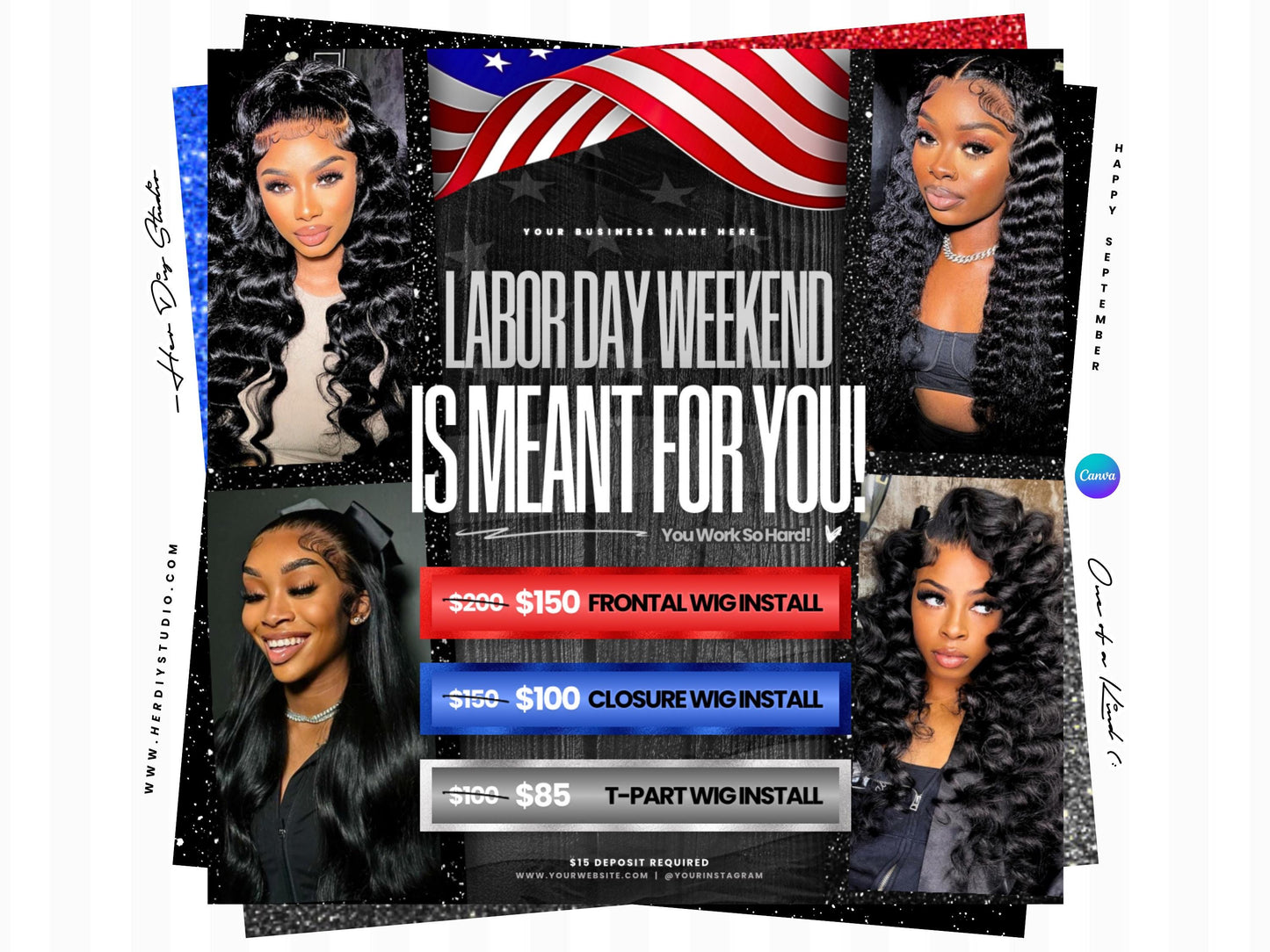 Labor Day Booking Flyer