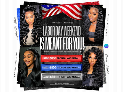 Labor Day Booking Flyer