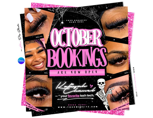 October Booking Flyer