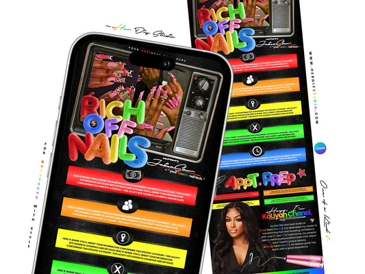 Booking Site Template for Nailtechs