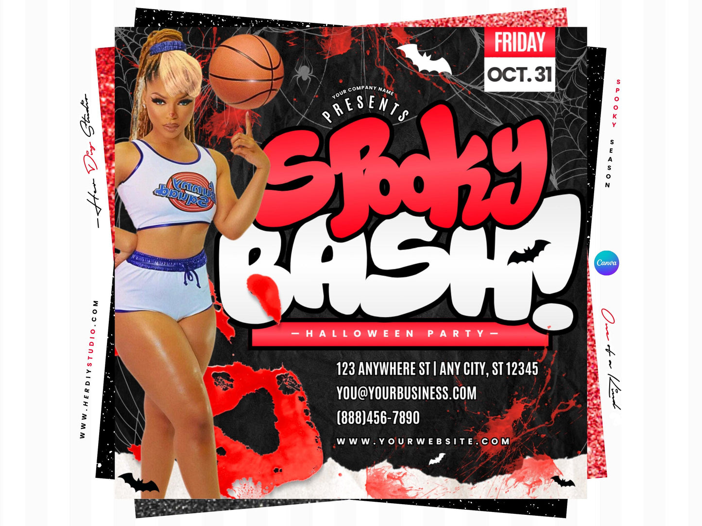 Halloween Club Flyer Template
