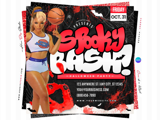 Halloween Club Flyer Template