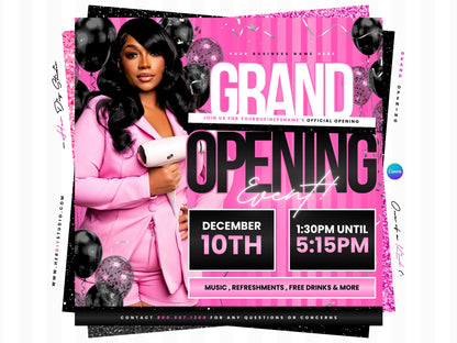 Grand Opening Flyers Template
