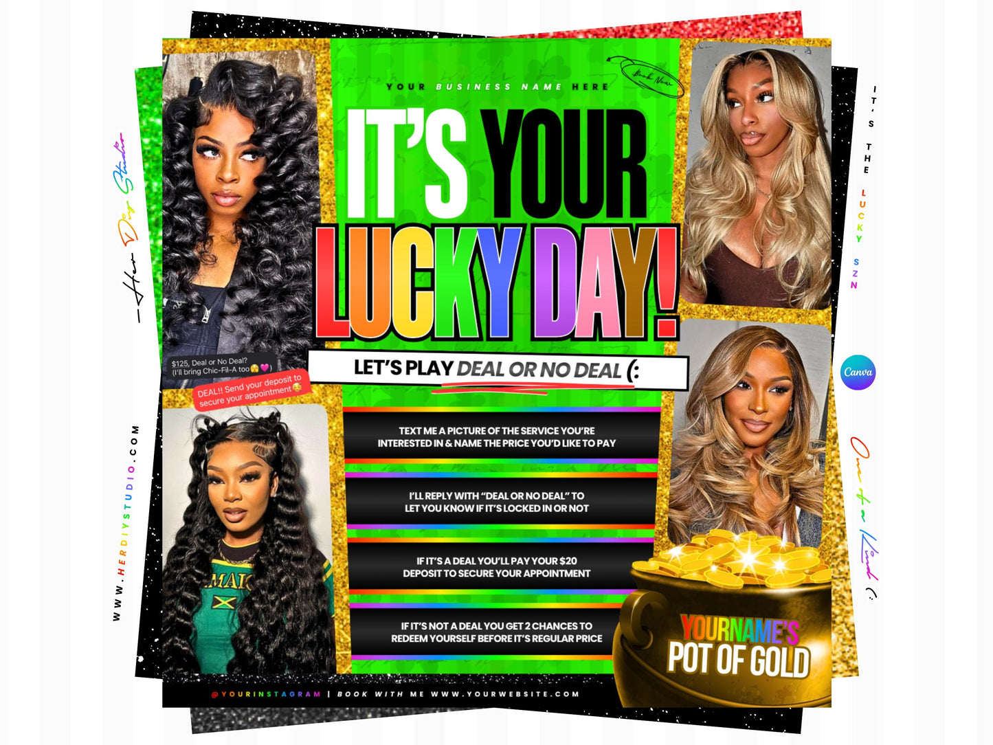 March Bookings Game Flyer