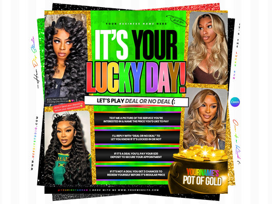 March Bookings Game Flyer