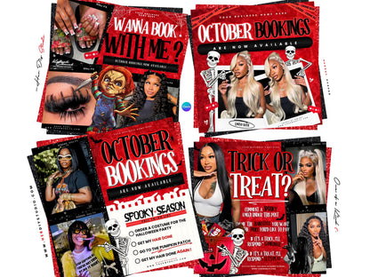 4 October Booking Flyers