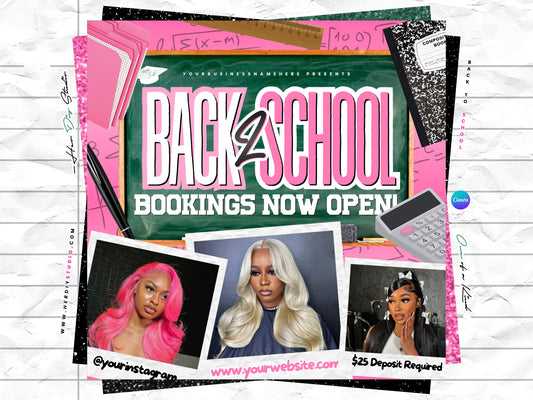 Back to School Flyer for Hairstylists
