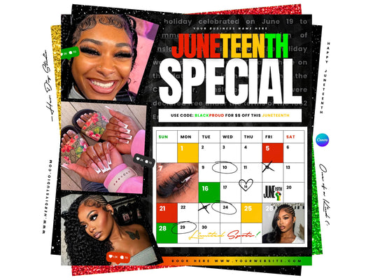 Juneteenth Booking Flyer