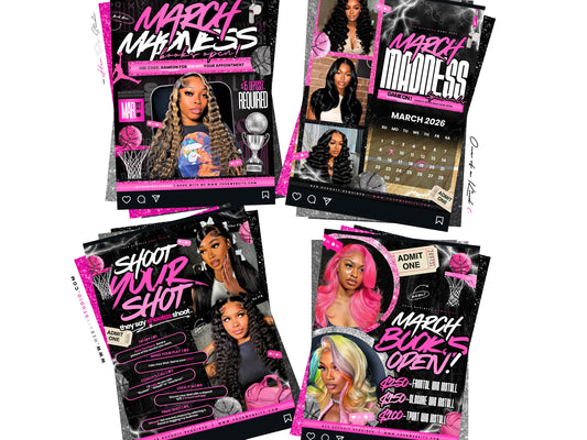March Booking Flyers (4) | March Madness Edition