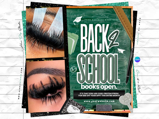 Back to School Flyer for Lash Techs