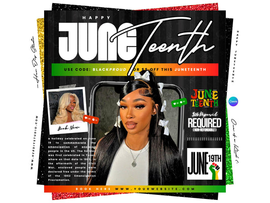 Juneteenth Booking Flyer