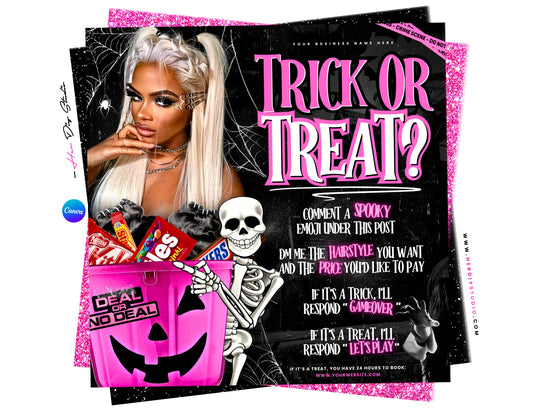 October Bookings Game Flyer