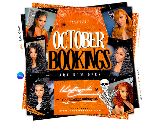 October Booking Flyer