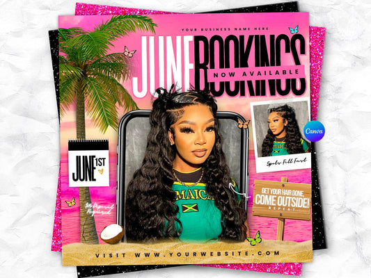 June Booking Flyer
