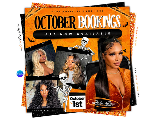 October Booking Flyer
