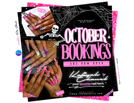October Booking Flyer