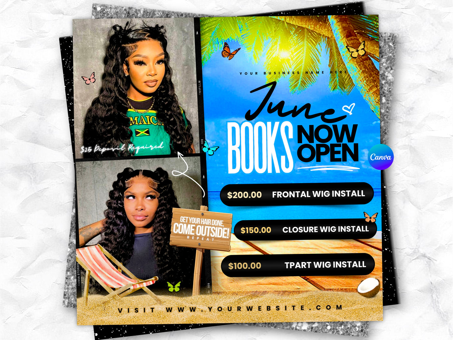 June Booking Flyer