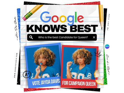 Campaign Flyer Template | Prom, Homecoming, Canva Design (Digital Item)
