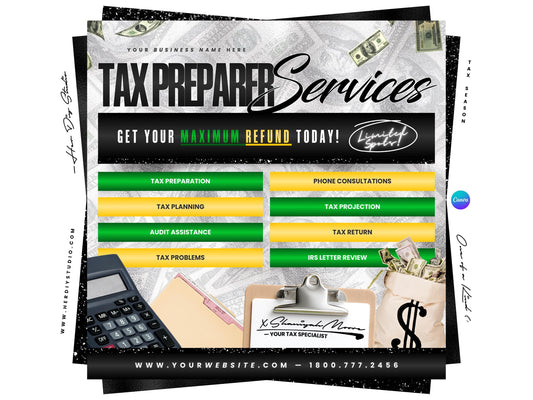 Tax Prep Flyer