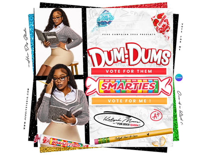 Prom Campaign Flyer | Homecoming Election Canva Template (Digital Item)