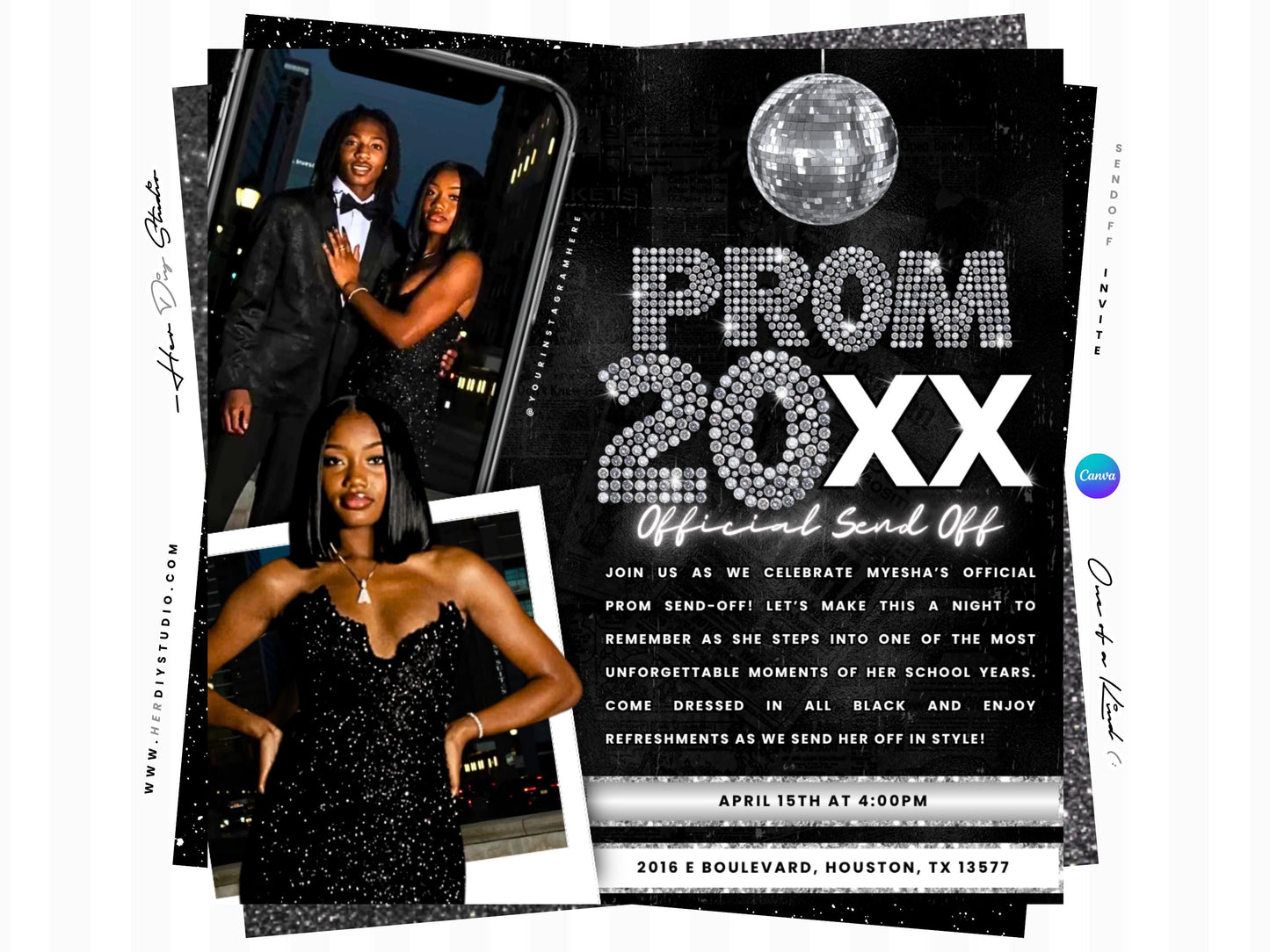 Prom Send Off Flyer Template