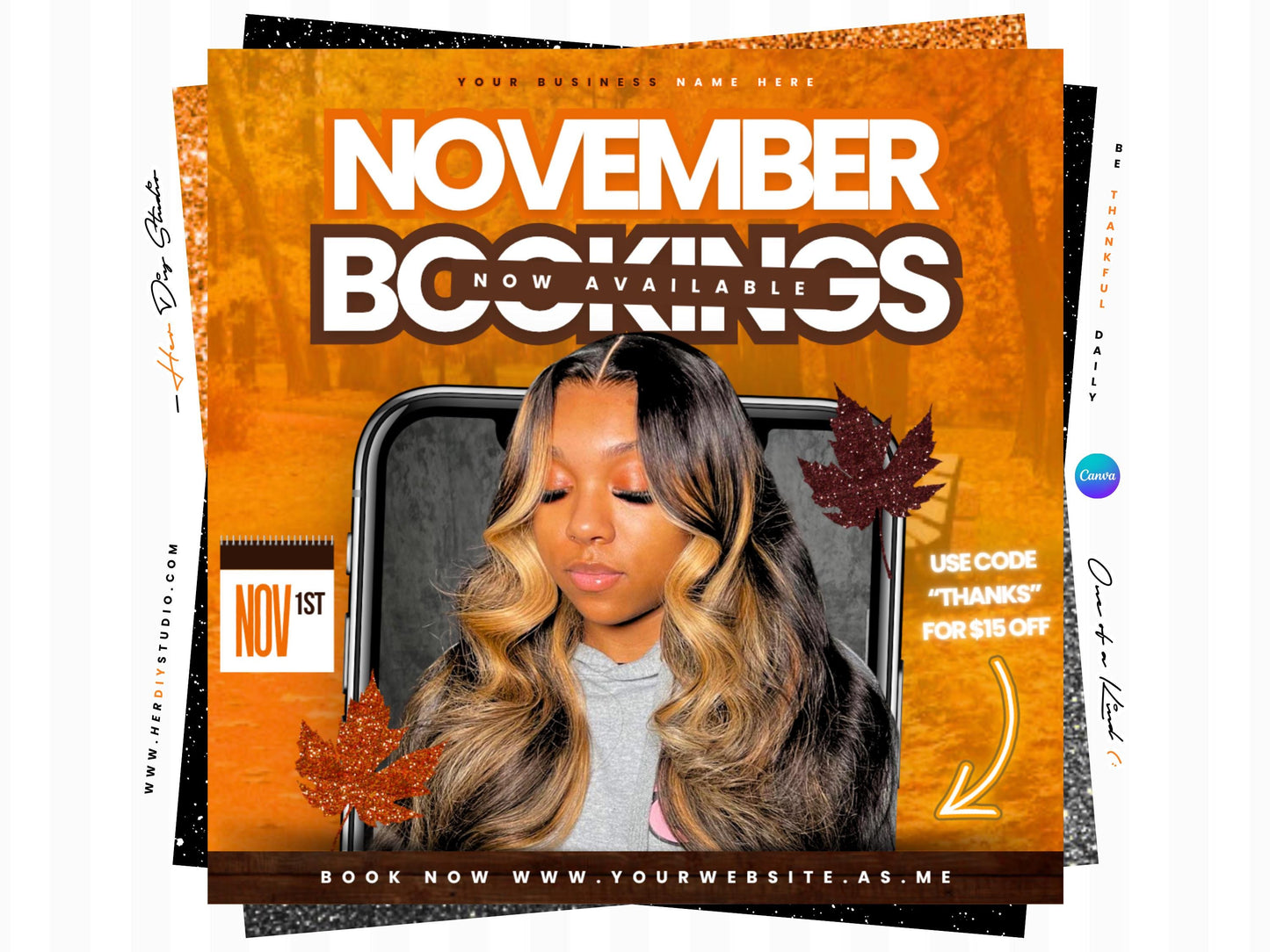 November Booking Flyer
