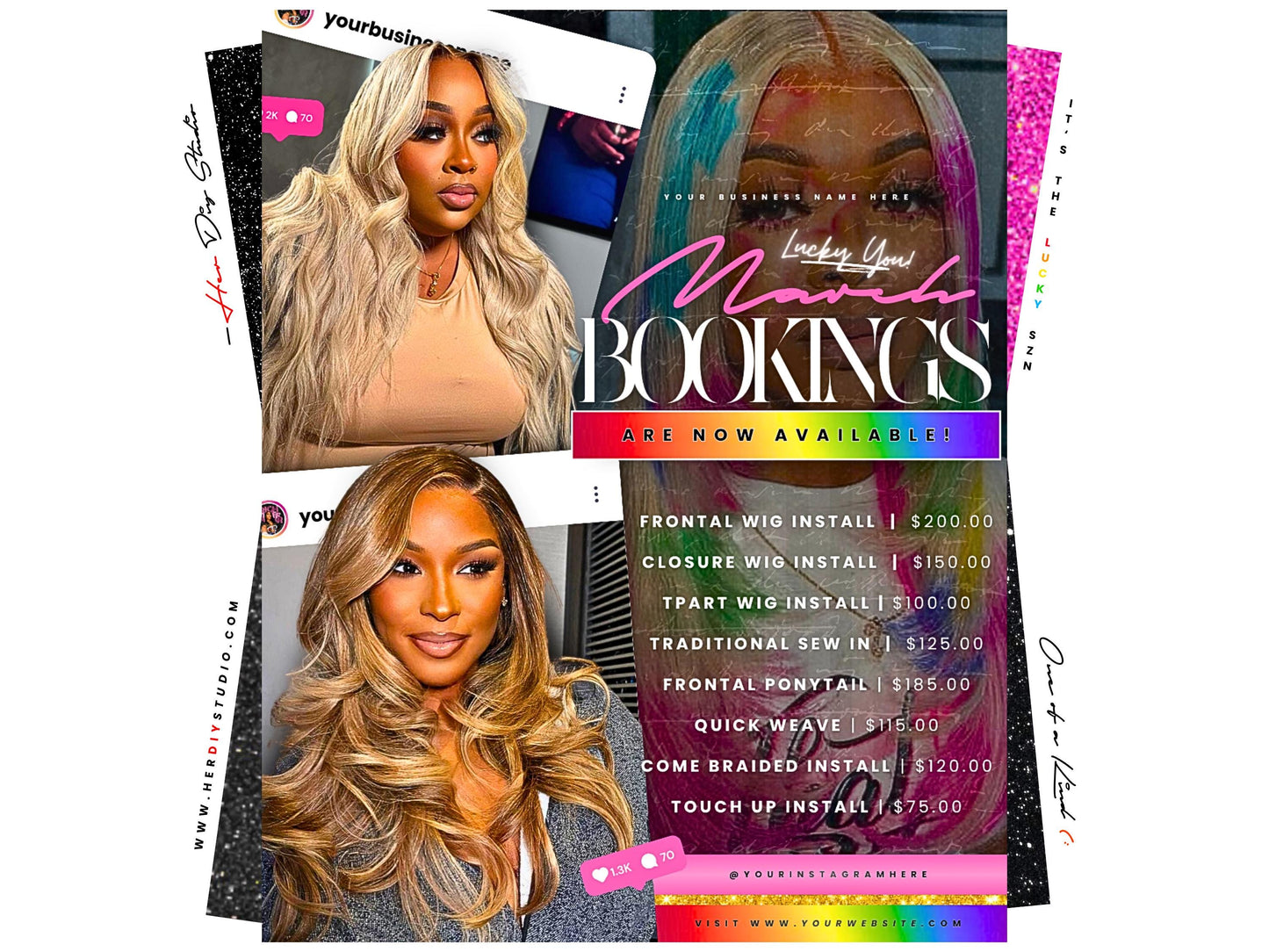March Booking Flyer
