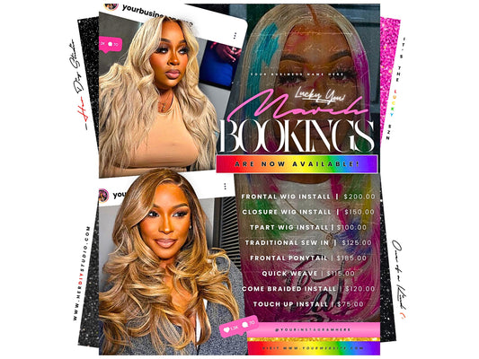 March Booking Flyer