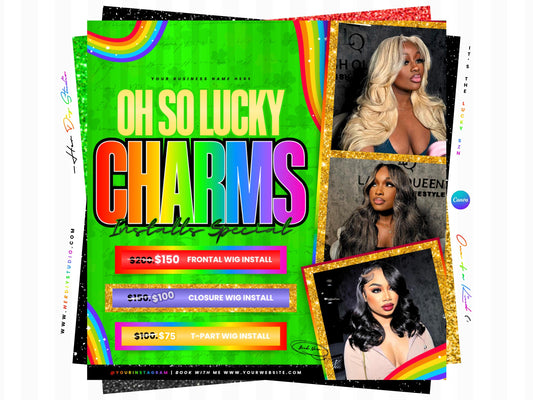 March Booking Flyer for Hairstylists