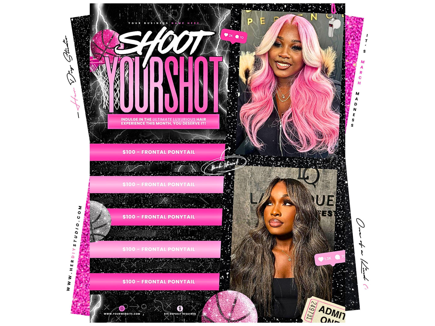 March Booking Flyer