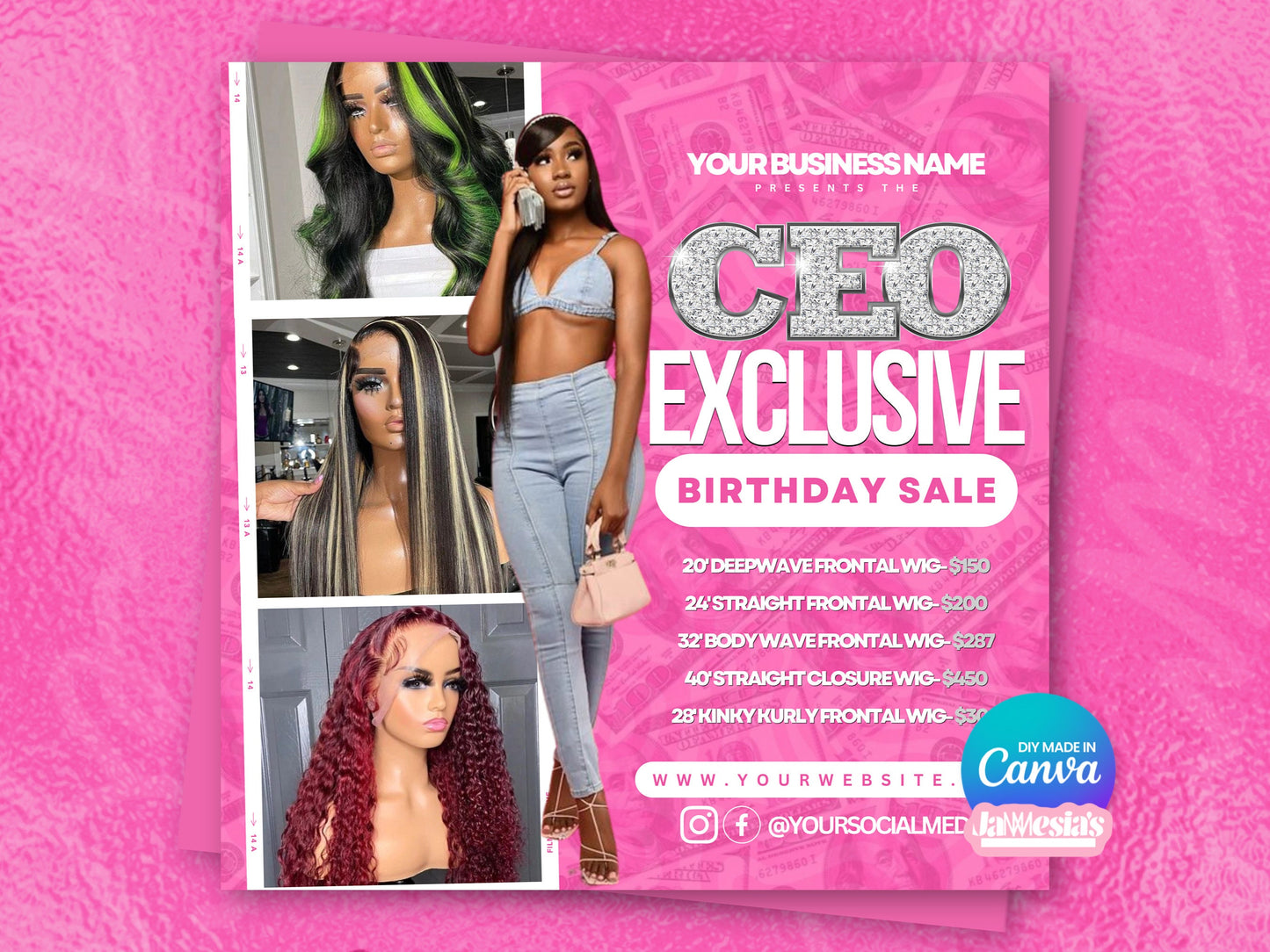 CEO Birthday Flyer