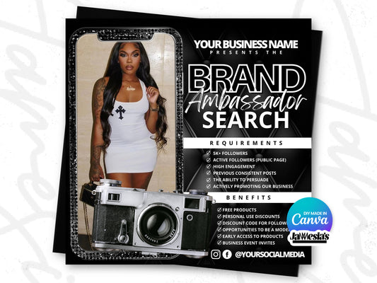 Brand Ambassador Flyer