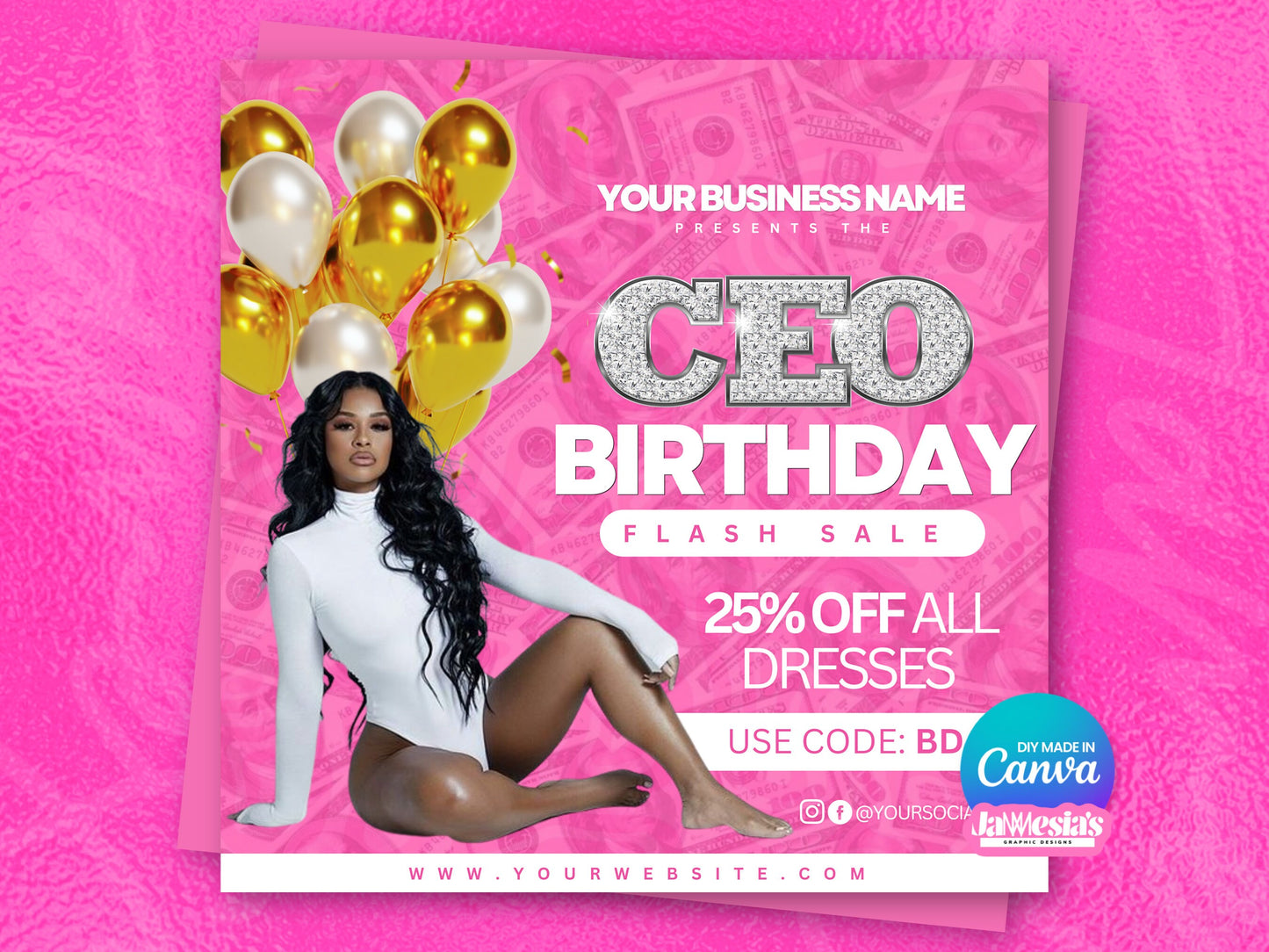 CEO Birthday Flyer