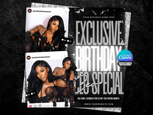 CEO Birthday Flyer